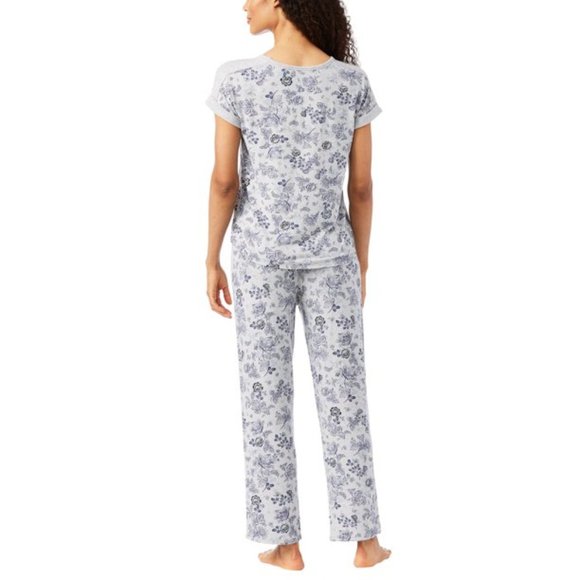 NEW Lucky Brand 4 piece sets Floral soft Hacci Pajama Plus Size PJs Pants 24 26 - Picture 3 of 4